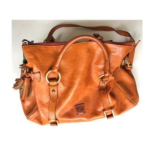 •Dooney & Bourke ‚Florentine‘ natural satchel bag•